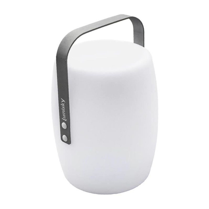 Cordless lantern - LUMISKY - LUCY ROCK - H31 cm - Aluminum handle - Wa