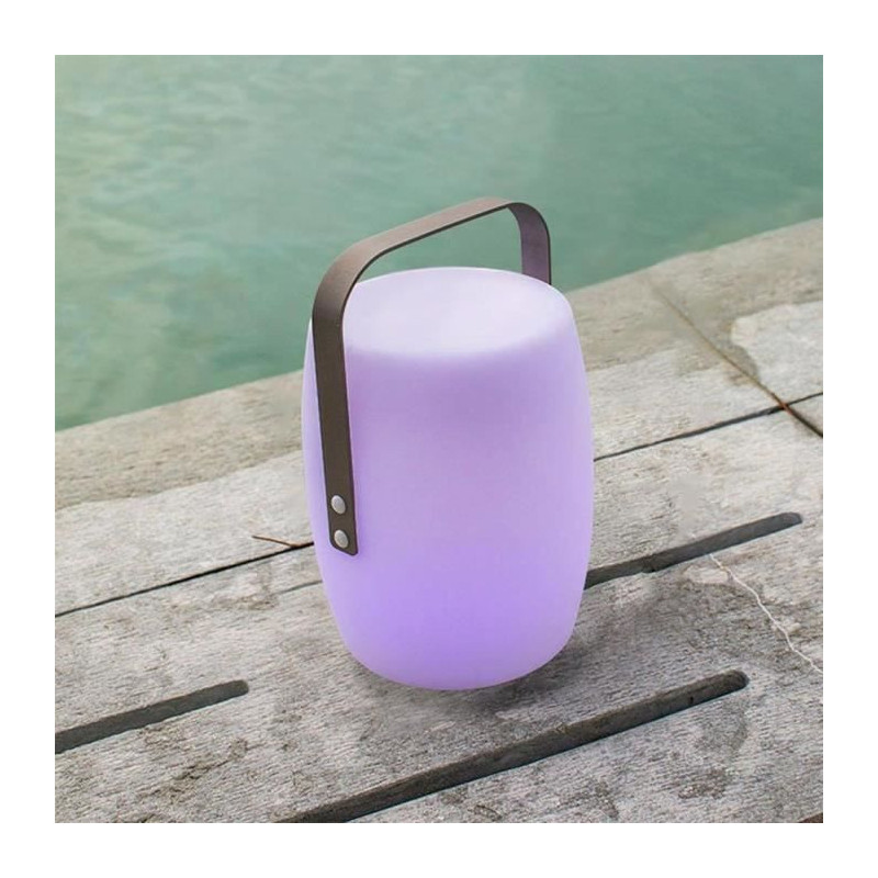 Cordless lantern - LUMISKY - LUCY ROCK - H31 cm - Aluminum handle - Wa