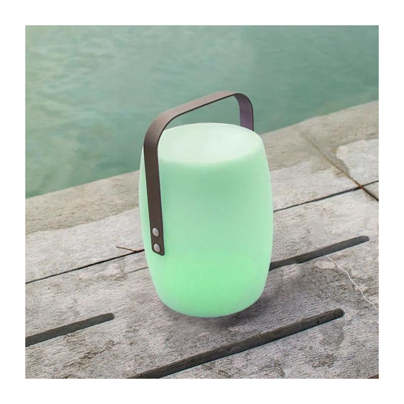 Cordless lantern - LUMISKY - LUCY ROCK - H31 cm - Aluminum handle - Wa