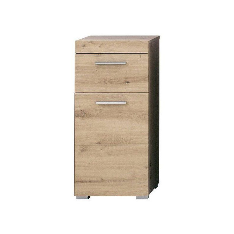 Bathroom base unit - AMANDA - 1 door + 1 drawer - L37 x D31 x H79 cm -