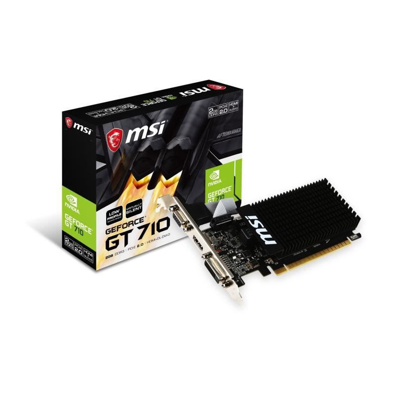 MSI GeForce GT 710 2GB DDR3 Graphics Card
