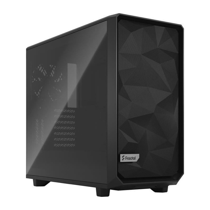 FRACTAL DESIGN PC Meshify 2 Case Black Clear Tinted Tempered Glass Pan