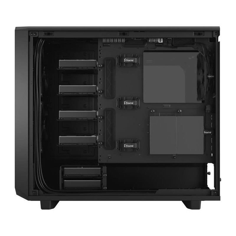 FRACTAL DESIGN PC Meshify 2 Case Black Clear Tinted Tempered Glass Pan