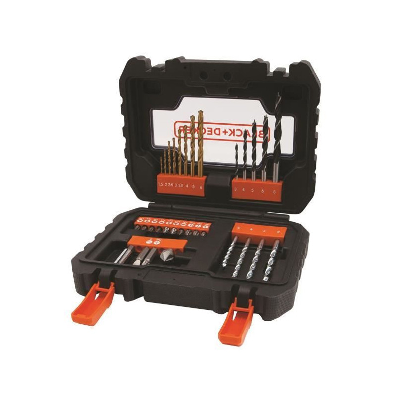 BLACK & DECKER Box 31 accessories drilling screwing A7233