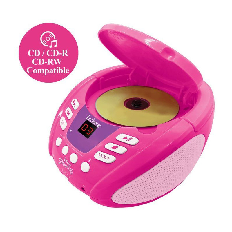 DISNEY PRINCESS - Bluetooth CD player - Light Effects