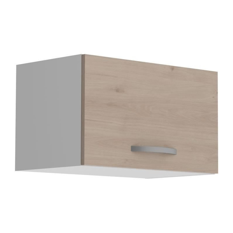 OSLO Upper cabinet 1 Door - Decor Chene Jackson - L 60 x D 36 x H 35 c