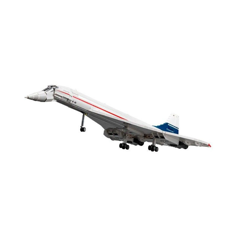 LEGO Icons Concorde, Airplane Model Building Kit for Adults, Aircraft