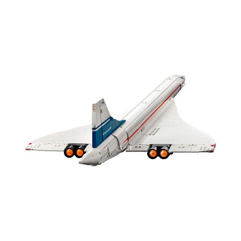 LEGO Icons Concorde, Airplane Model Building Kit for Adults, Aircraft
