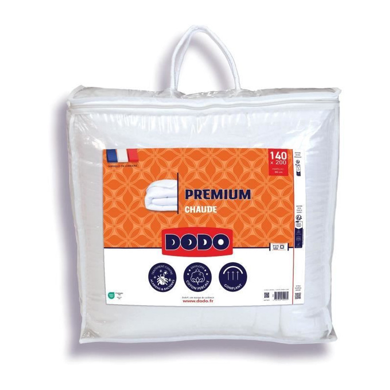Warm duvet - DODO - PREMIUM - 220 x 240 cm - 250G/M² - White
