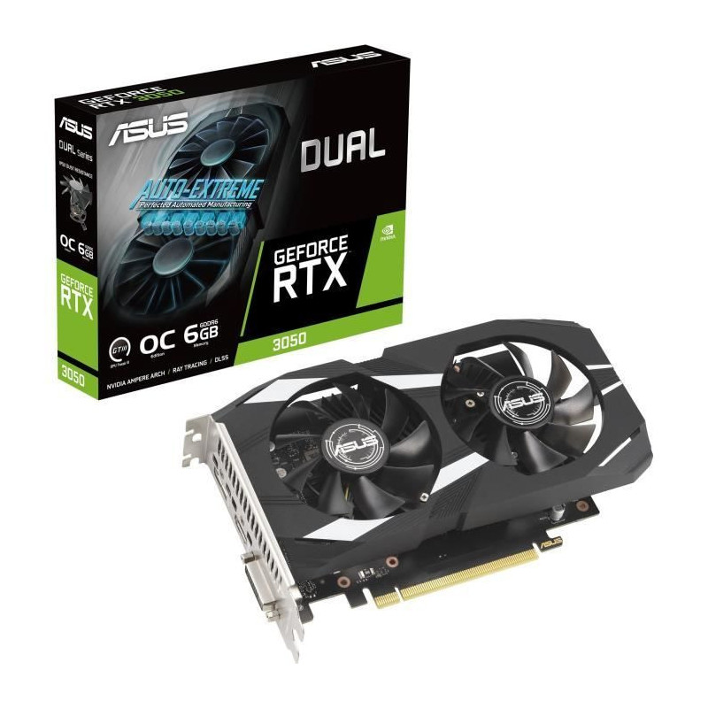 ASUS - Graphics card - GeForce RTX 3050 OC Edition 6GB GDDR6