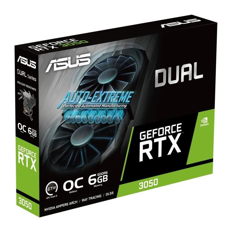 ASUS - Graphics card - GeForce RTX 3050 OC Edition 6GB GDDR6
