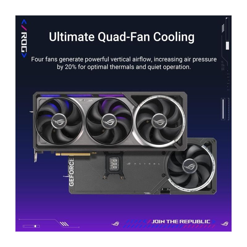 Graphics card - ASUS - ROG-ASTRAL-RTX5080-O16G-GAMING