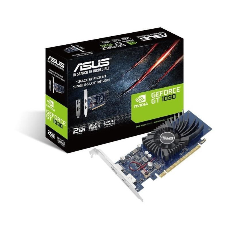 ASUS GT1030-2G-BRK Graphics Card GF GT 1030 2GB GDDR5 PCIe 3.0 low pro