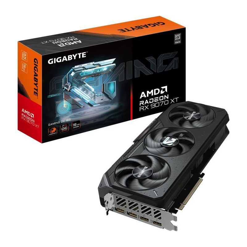 Graphics Card - GIGABYTE - Radeon RX 9070 XT GAMING OC - 16 GB