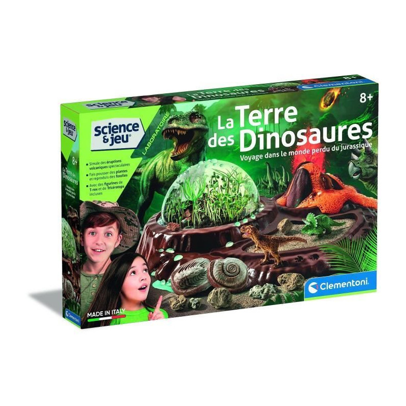 Clementoni - Science and play - The world of dinosaurs - Terrarium to