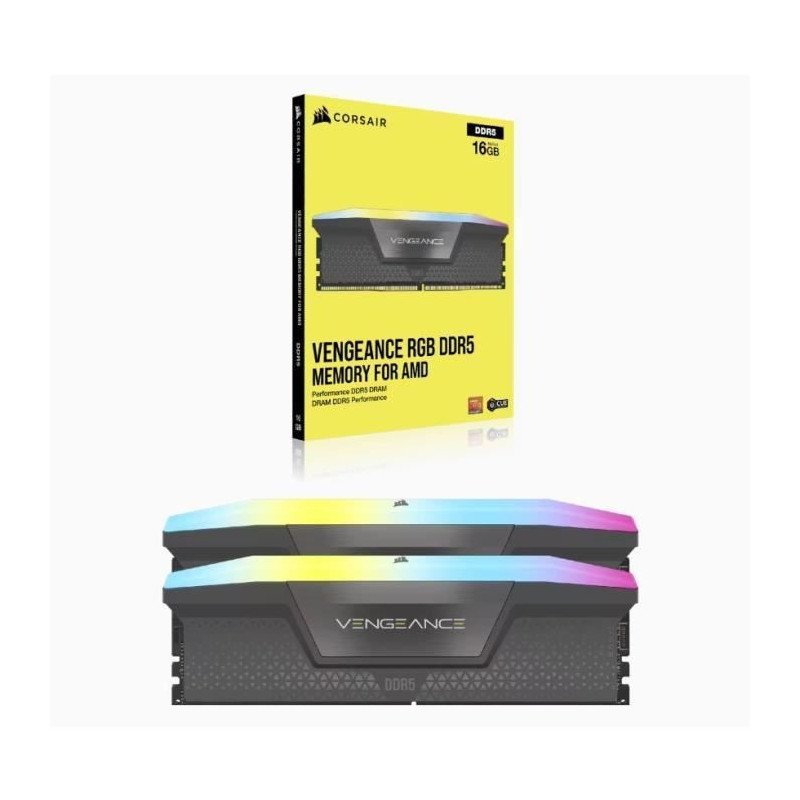 RAM memory - Corsair - revenge RGB DDR5 - 32GB 2x16gb DIMM - 6000 MHz