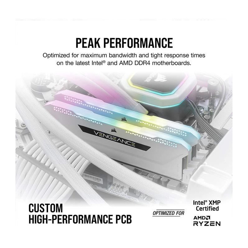 CORSAIR DDR4 PC Memory - VENGEANCE RGB PRO SL 32GB (2x16GB) - 3200Mhz
