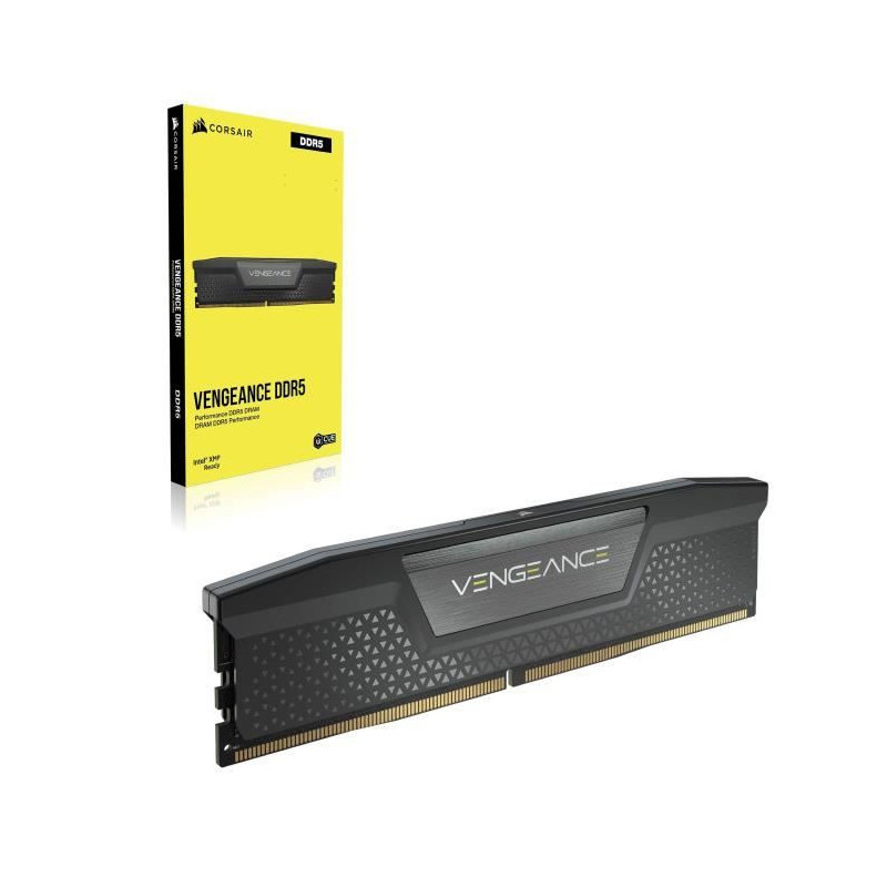 CORSAIR Vengeance 16GB 1x16GB - DDR5 5200MHz - CAS40 - Black (CMK16GX5