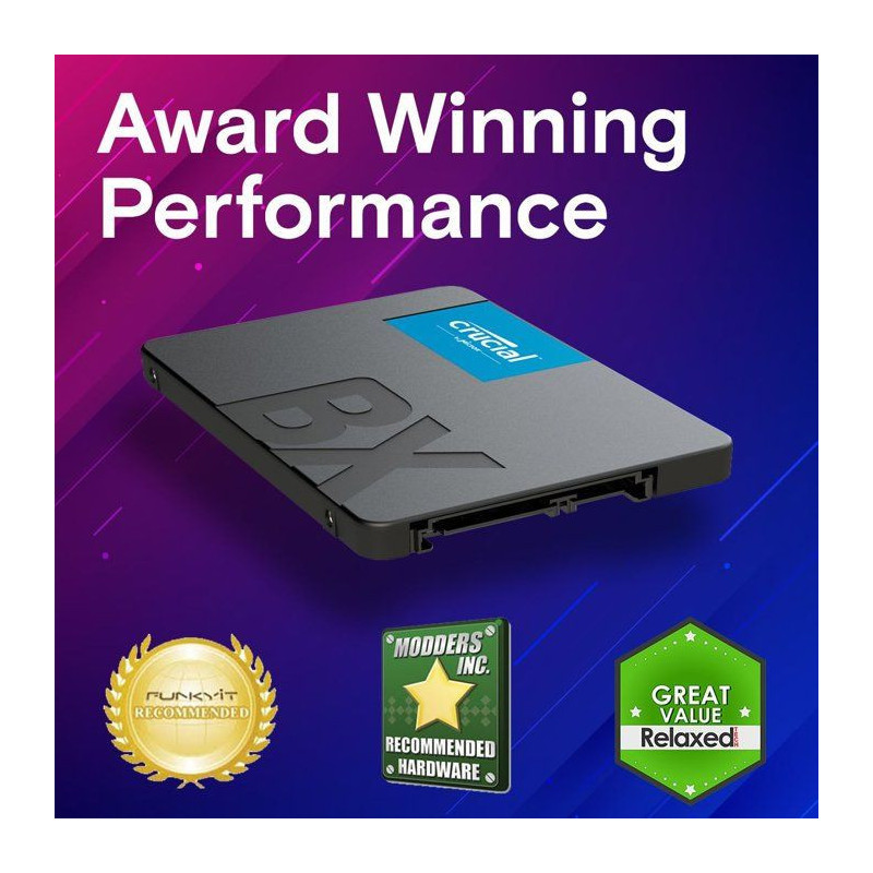 CRUCIAL - Internal SSD Drive - BX500 - 4TB - 2.5 inches (CT4000BX500SS