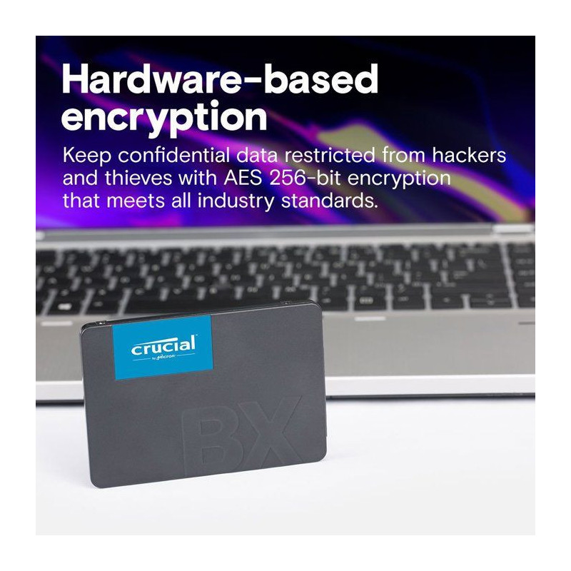 CRUCIAL - Internal SSD Drive - BX500 - 4TB - 2.5 inches (CT4000BX500SS
