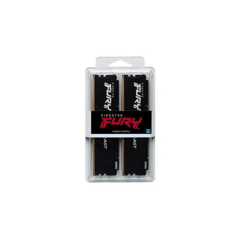 RAM memory - KINGSTON - FURY Beast - 16 GB (2 x 8 GB) - DDR5 - 6000 Mh