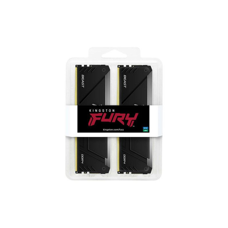 RAM memory - KINGSTON - FURY Beast - RGB - 16 GB (2 x 8 GB) - DDR4 - 3
