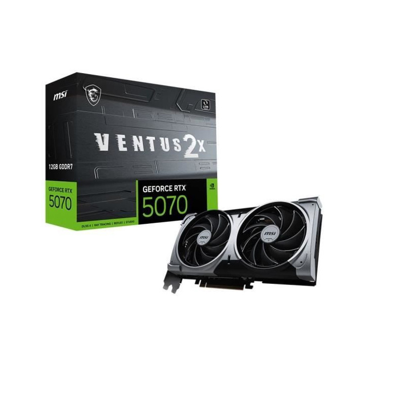 MSI - Internal graphics card - GeForce RTX 5070 12G VENTUS 2X OC