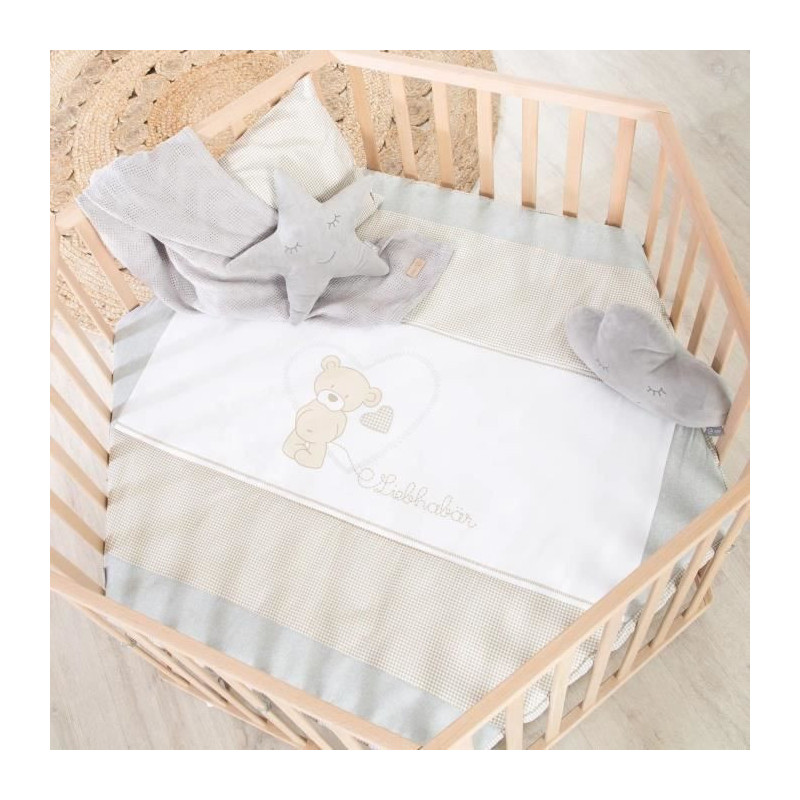 Hegaxonal Baby Playpen - ROBA - LIEBHABEAR - Height Adjustable - Remov