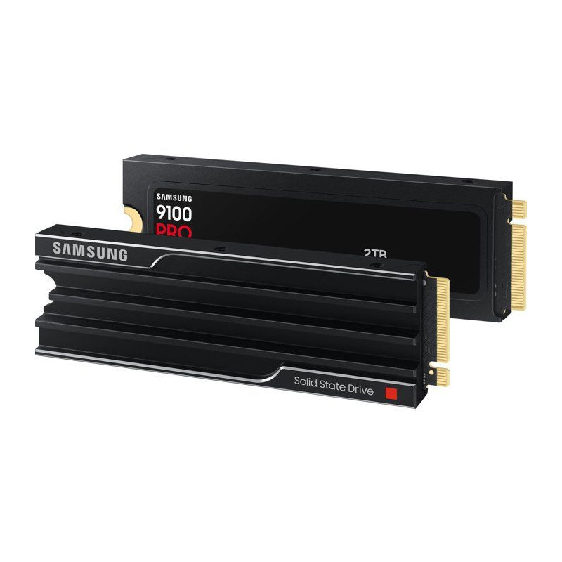 Samsung - Internal SSD - 9100 PRO with NVMe M.2 PCIe 5.0 x4 heatsink -