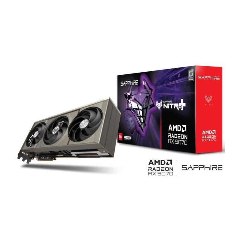 SAPPHIRE - Graphics card - NITRO+ AMD RADEON™ RX 9070 GAMING OC - 16