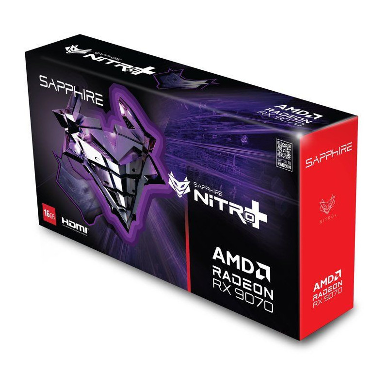 SAPPHIRE - Graphics card - NITRO+ AMD RADEON™ RX 9070 GAMING OC - 16