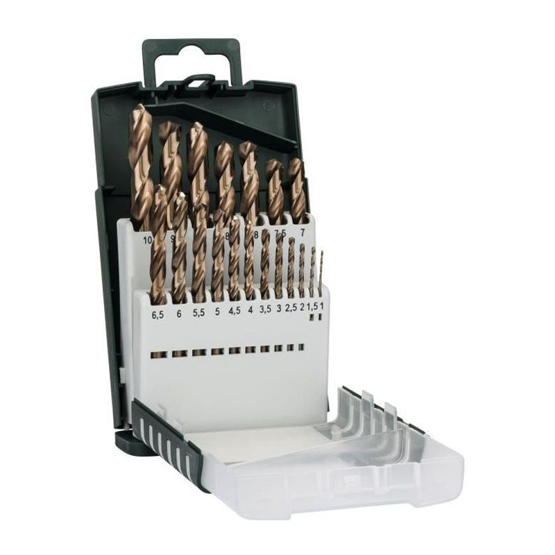 Set of 19 HSS-Cobalt Ground Drill Bits - BOSCH