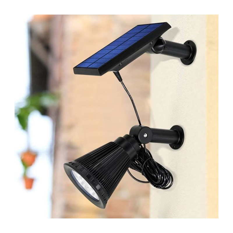 in 1 solar spotlight to stick or fix - LUMISKY - SPIKY AWAY W34 - H42
