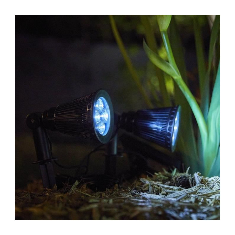 in 1 solar spotlight to stick or fix - LUMISKY - SPIKY AWAY W34 - H42