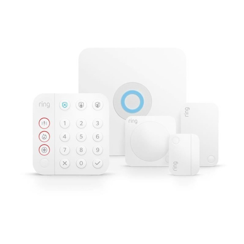 RING - Ring Alarm Security Kit - Alarm 5 Piece Kit (2nd Gen) - HB