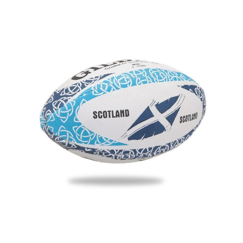 GILBERT Rugby Ball MASCOTTES - Scotland Flower of Scotland - Mini Size
