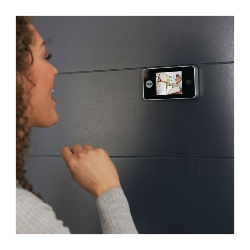 YALE Digital Peephole - LCD 3.2 screen - For Door - Thickness 38-110 m