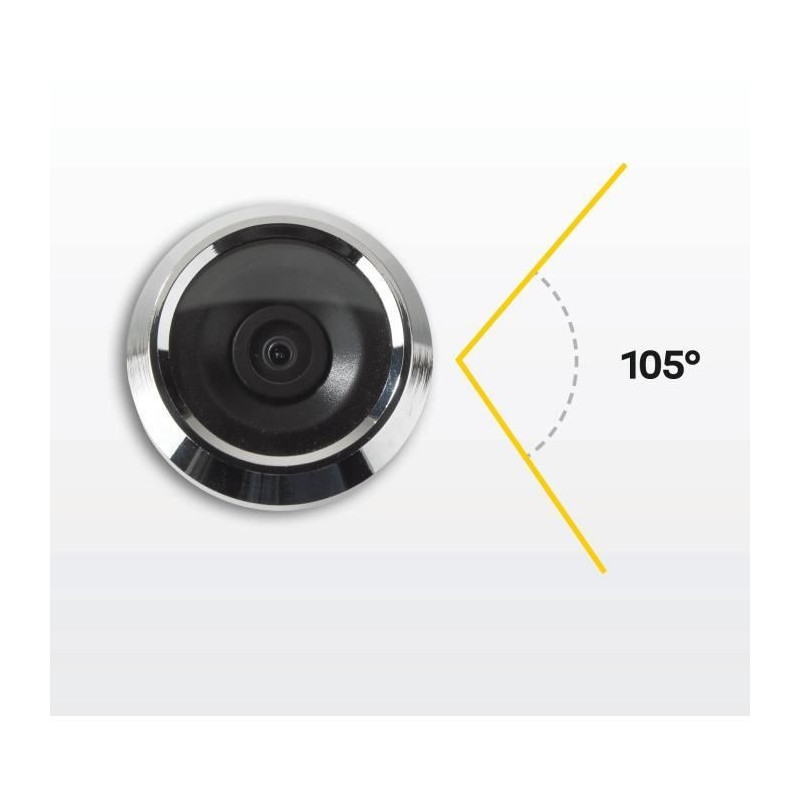 YALE Digital Peephole - LCD 3.2 screen - For Door - Thickness 38-110 m