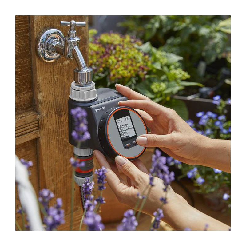 Gardena Flex watering programmer-Ideal for drop-a-drop watering-9V bat