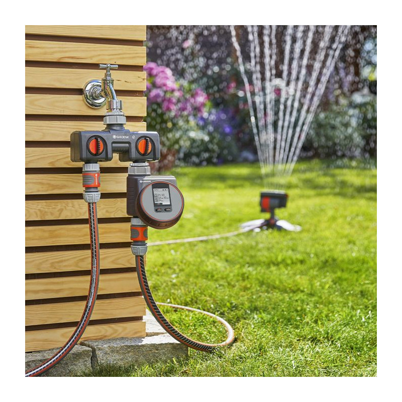 Gardena Flex watering programmer-Ideal for drop-a-drop watering-9V bat