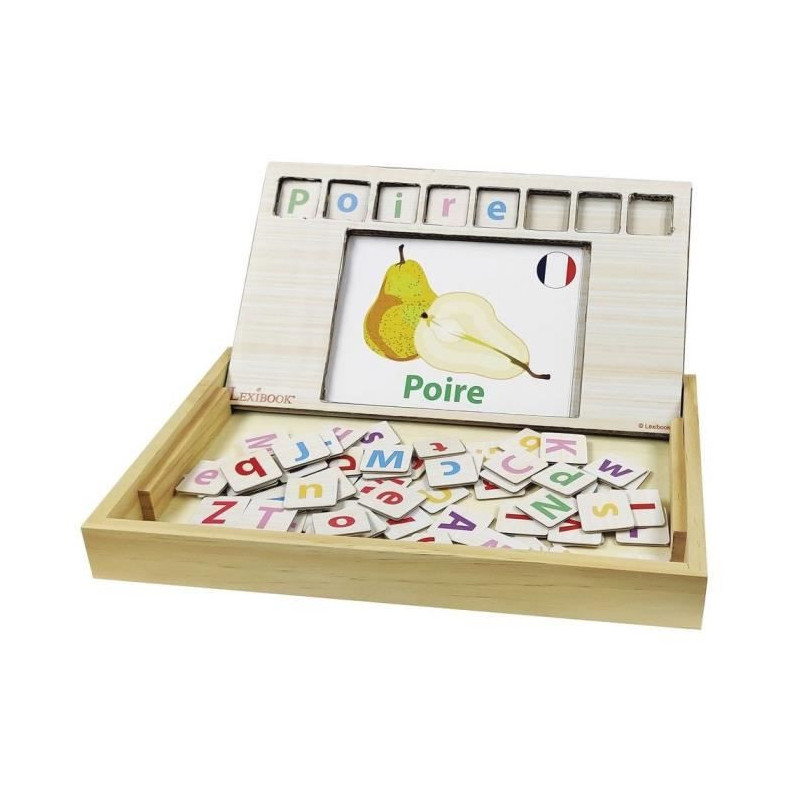 Bio Toys - Bilingual French / English Word School - Wooden Game