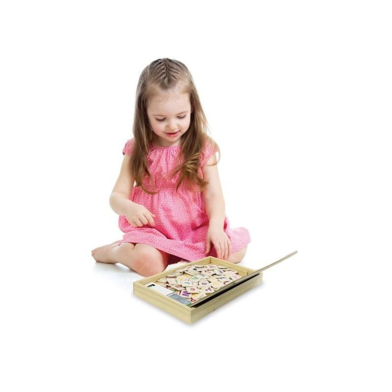 Bio Toys - Bilingual French / English Word School - Wooden Game