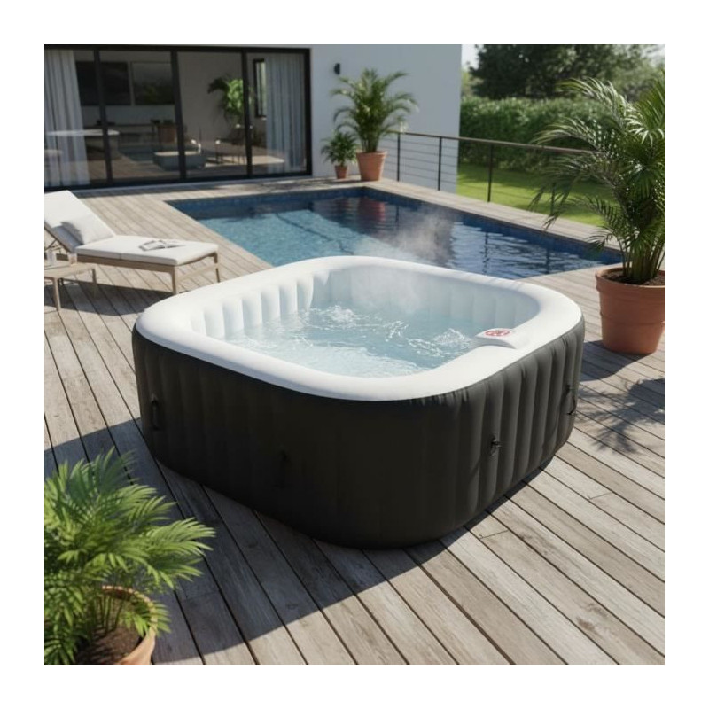 SUN SPA Square inflatable inflatable spa - 6 people - 1, 85 x H 0, 65