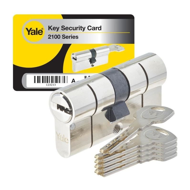 YALE Releasable Lock Cylinder - For Exterior / Entrance Door - 10 Pins