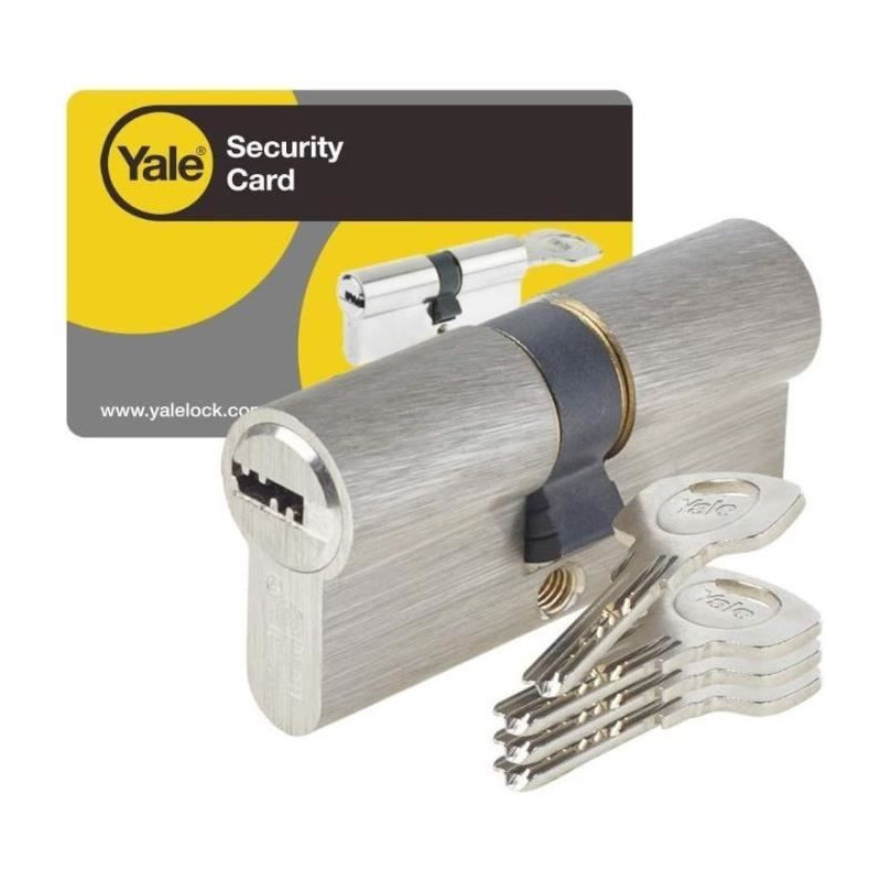 YALE Releasable Lock Cylinder - For Exterior / Entrance Door - 6 Pins