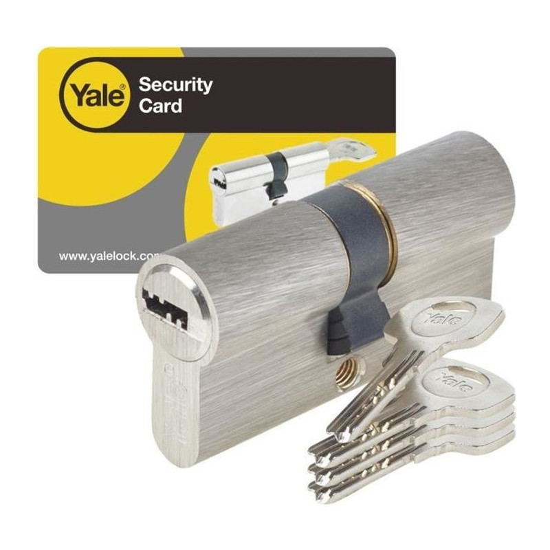 YALE Releasable Lock Cylinder - For Exterior / Entrance Door - 6 Pins