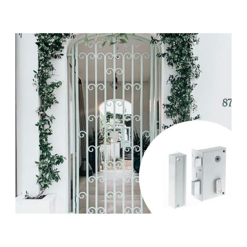 Lock - YALE - YAV37G - Vertical surface mounted with left mortise - Wh