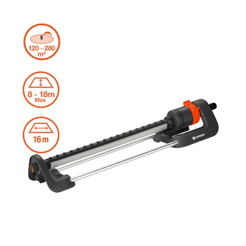 GARDENA Oscillating Sprinkler - Aqua L - 18704-20