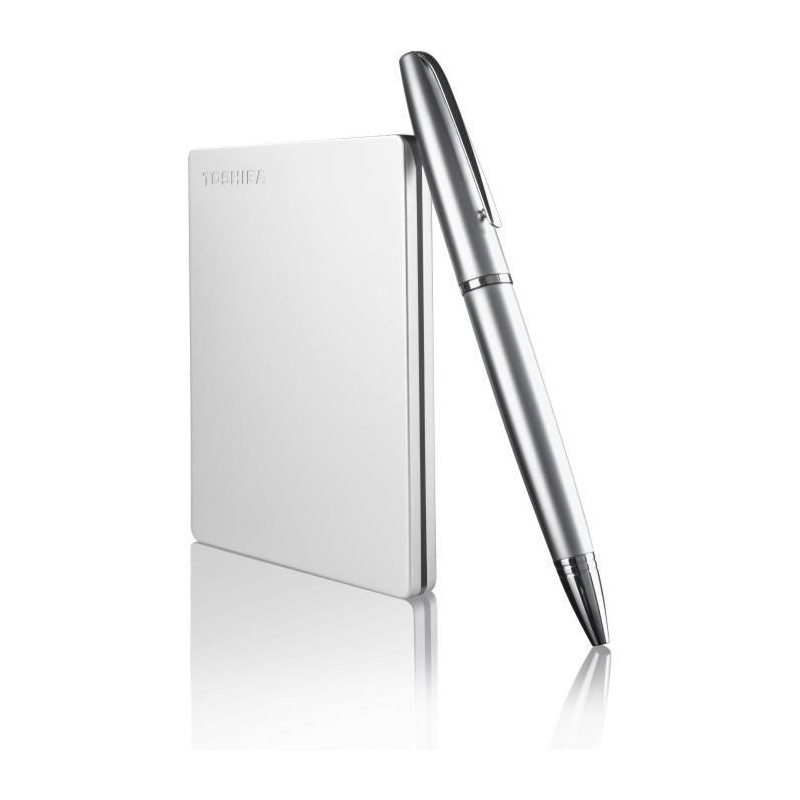 External hard drive - Toshiba - Canvio Slim - 1 to - Silver