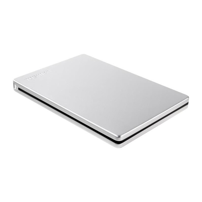 External hard drive - Toshiba - Canvio Slim - 1 to - Silver